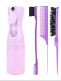 SET MORADO PARA PEINADOS