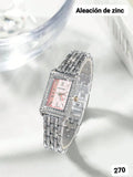 RELOJ PLATEADO DE DAMA