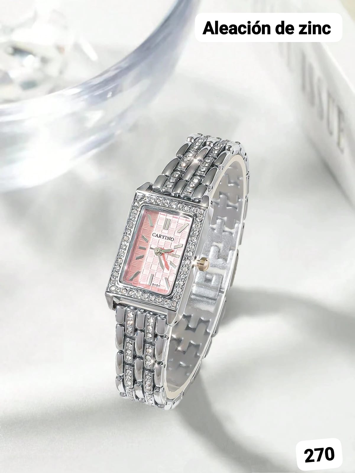 RELOJ PLATEADO DE DAMA