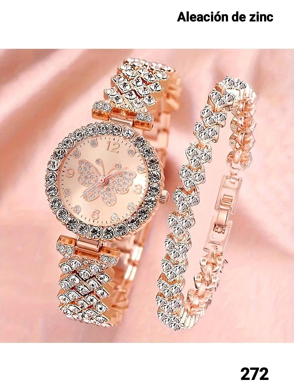 RELOJ DE MUJER + PULSERA
