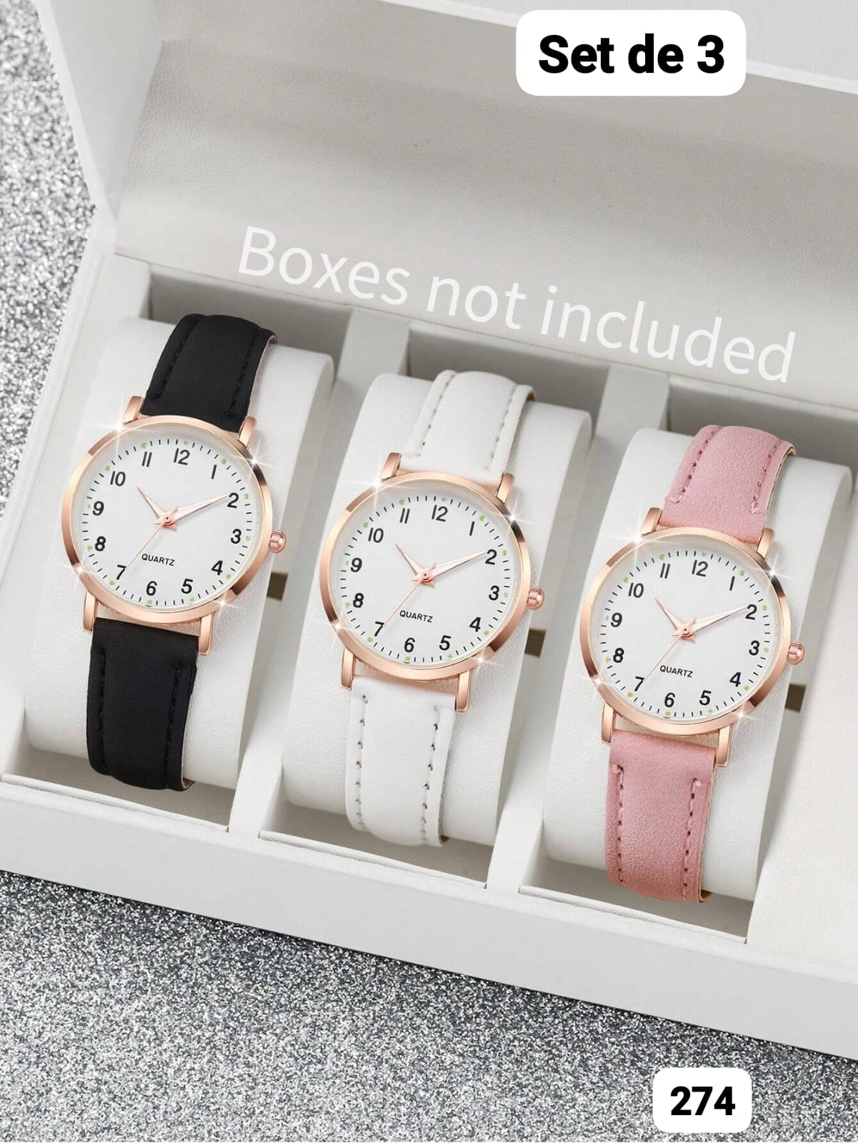 SET DE 3 RELOJ DE MUJER