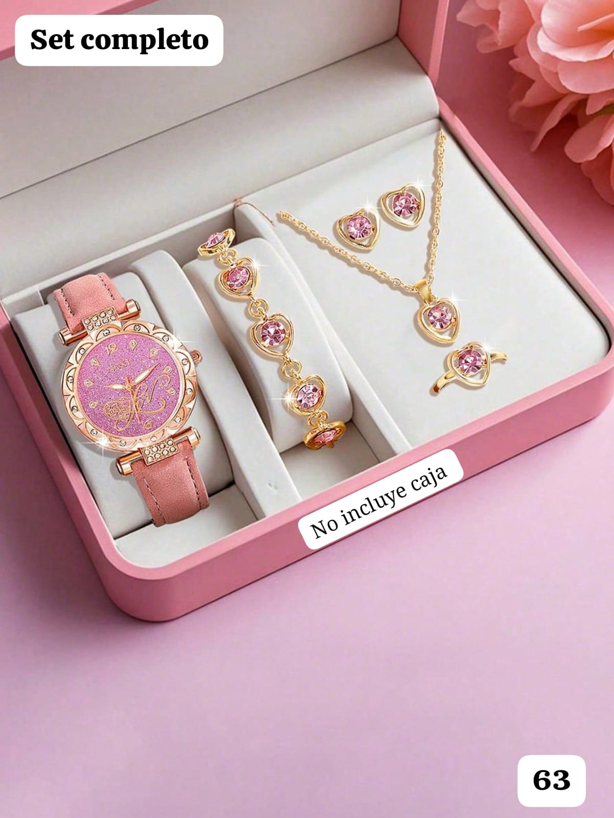 SET COMPLETO DE RELOJ + ACCESORIOS