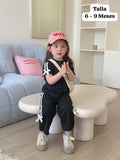 CONJUNTO DE NIÑA DE PANTALONETA