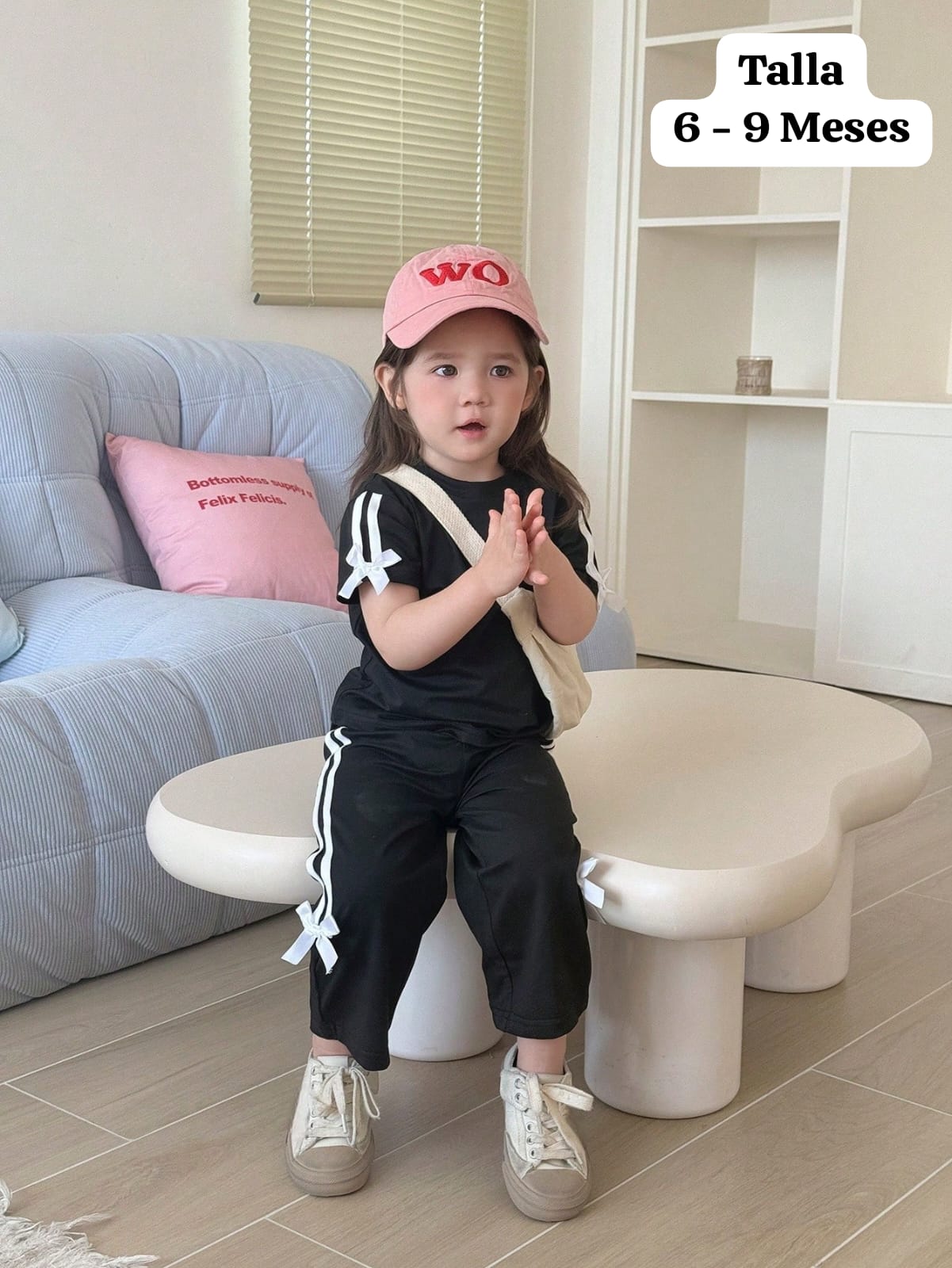 CONJUNTO DE NIÑA DE PANTALONETA