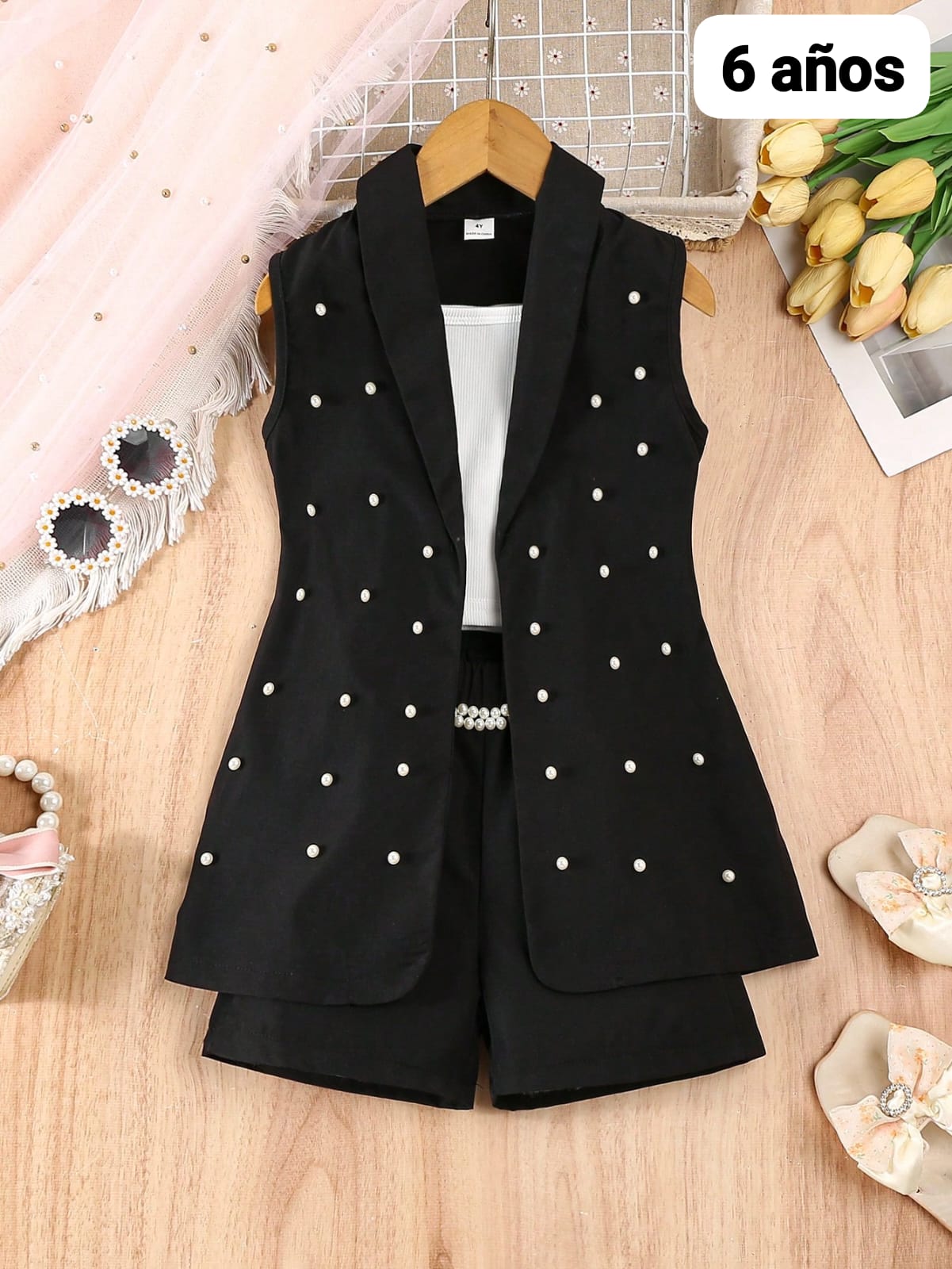 CONJUNTO DE NIÑA NEGRO