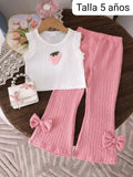 CONJUNTO DE NIÑA DE PANTALONETA