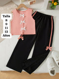 CONJUNTO DE NIÑA CON PANTALONETA