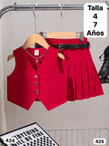 CONJUNTO DE FALDA DE NIÑA