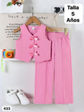 CONJUNTO ROSADO DE NIÑA