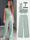 CONJUNTO DE PANTALONETA DE NIÑA
