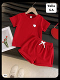 CONJUNTO DE SHORT DE NIÑA
