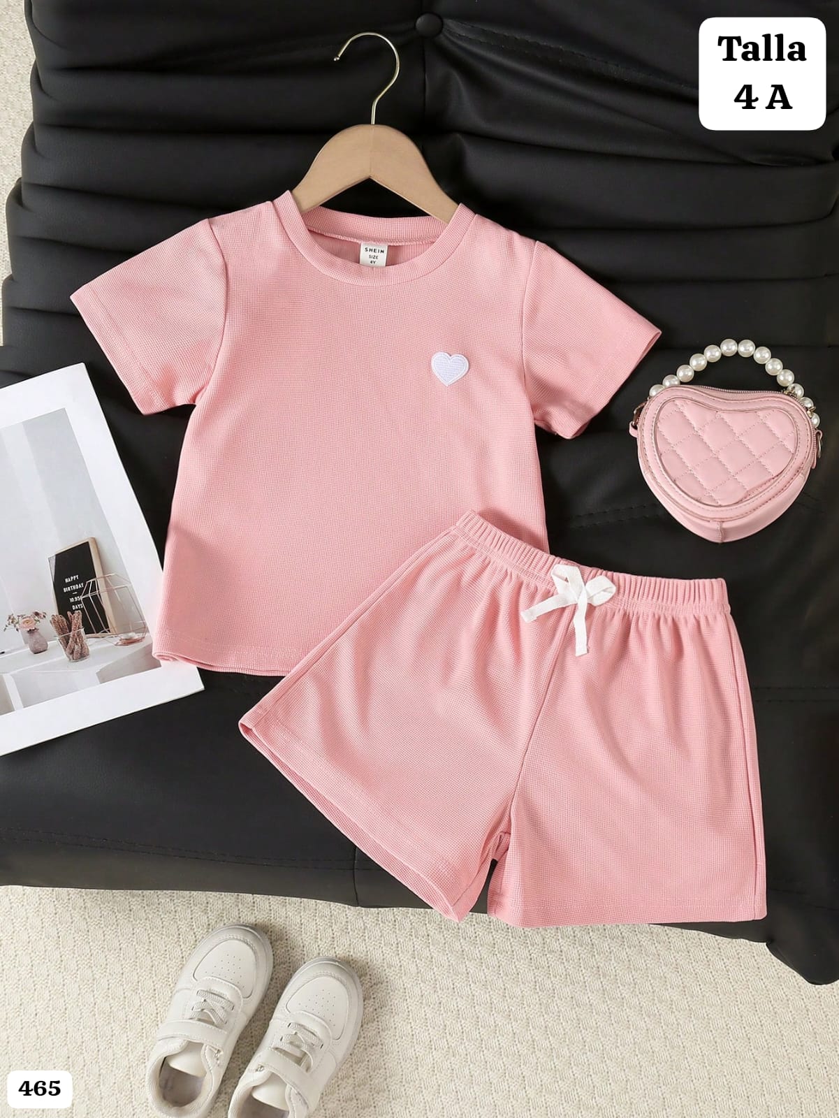 CONJUNTO DE SHORT DE NIÑA