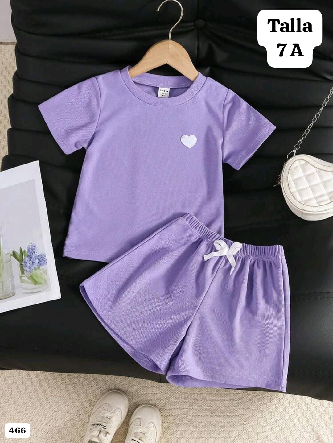 CONJUNTO DE SHORT DE NIÑA