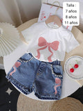 CONJUNTO CON SHORT DE NIÑA