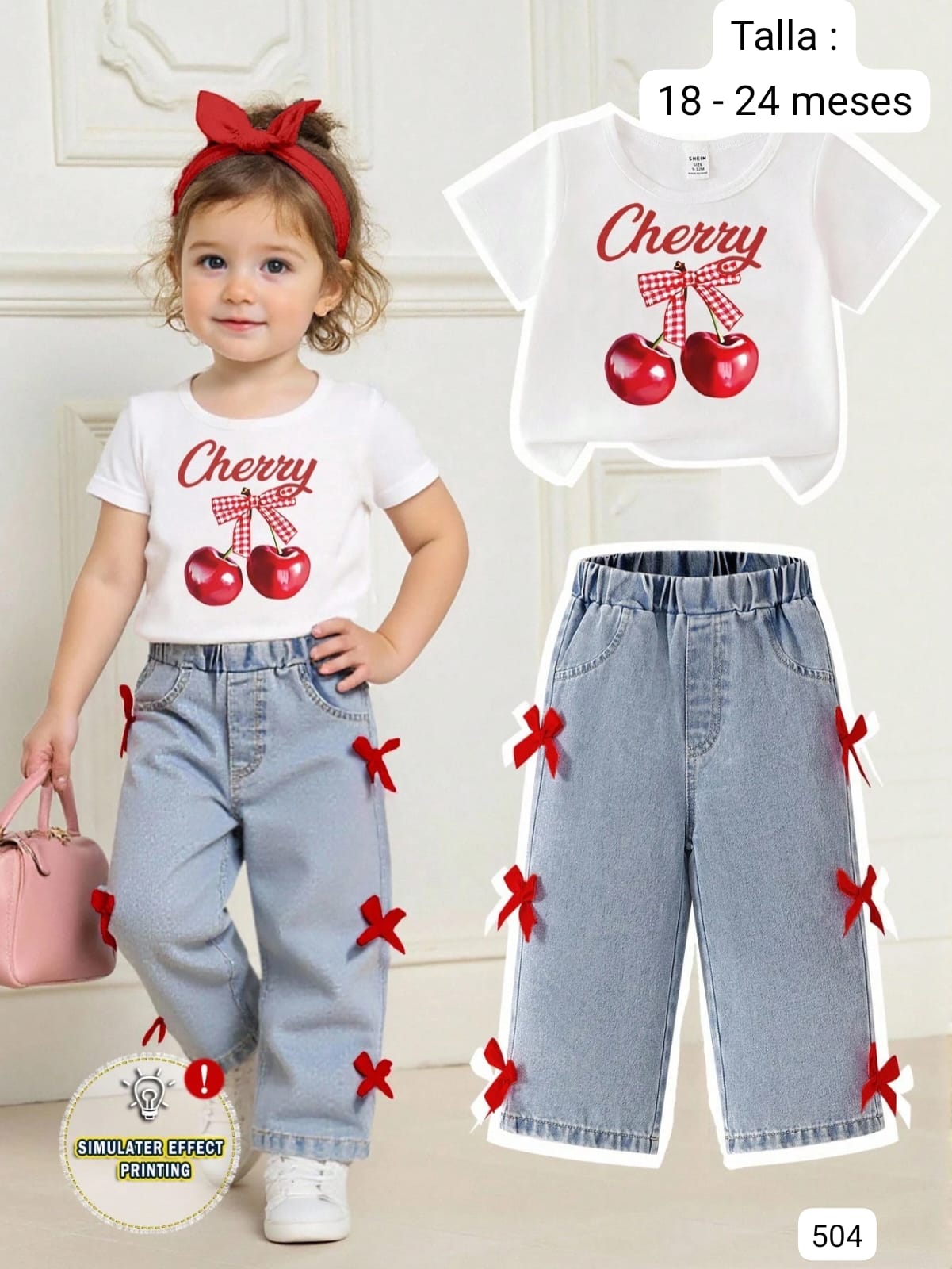 CONJUNTO DE PANTALON DE NIÑA