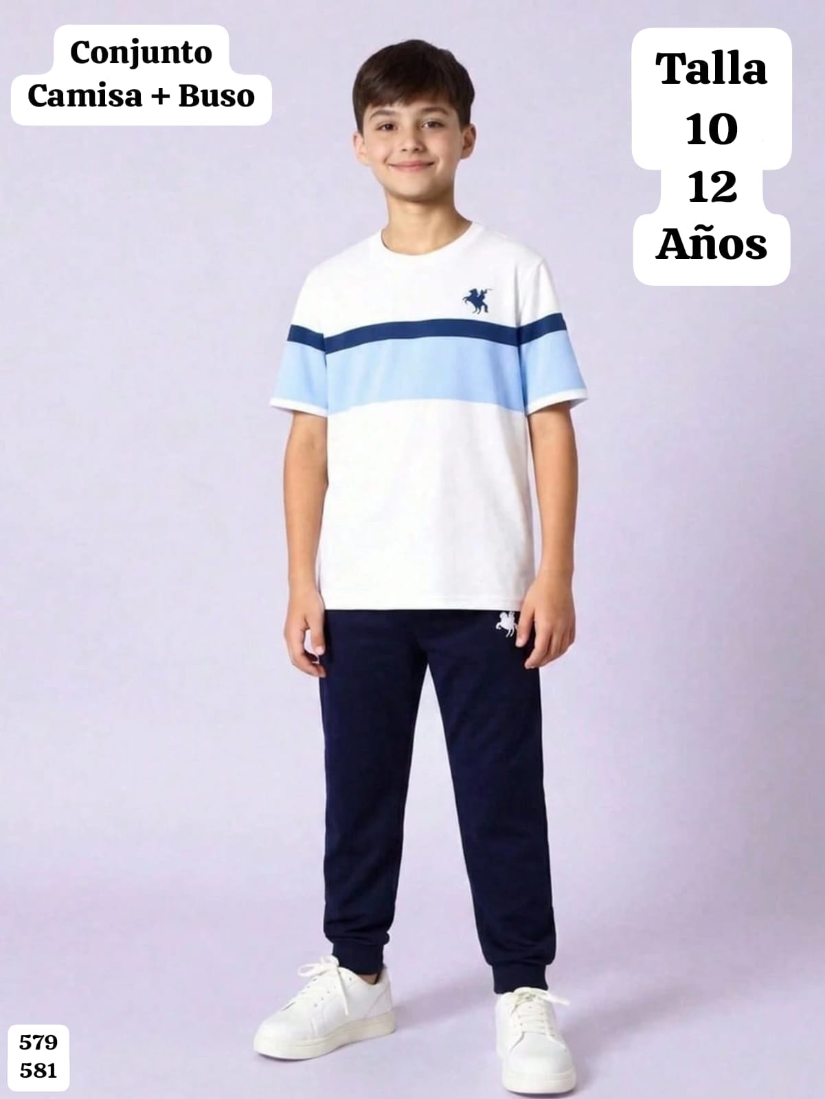 CONJUNTO DE CAMISA + BUSO DE NIÑO