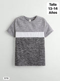 CAMISA TONOS GRIS DE VARON