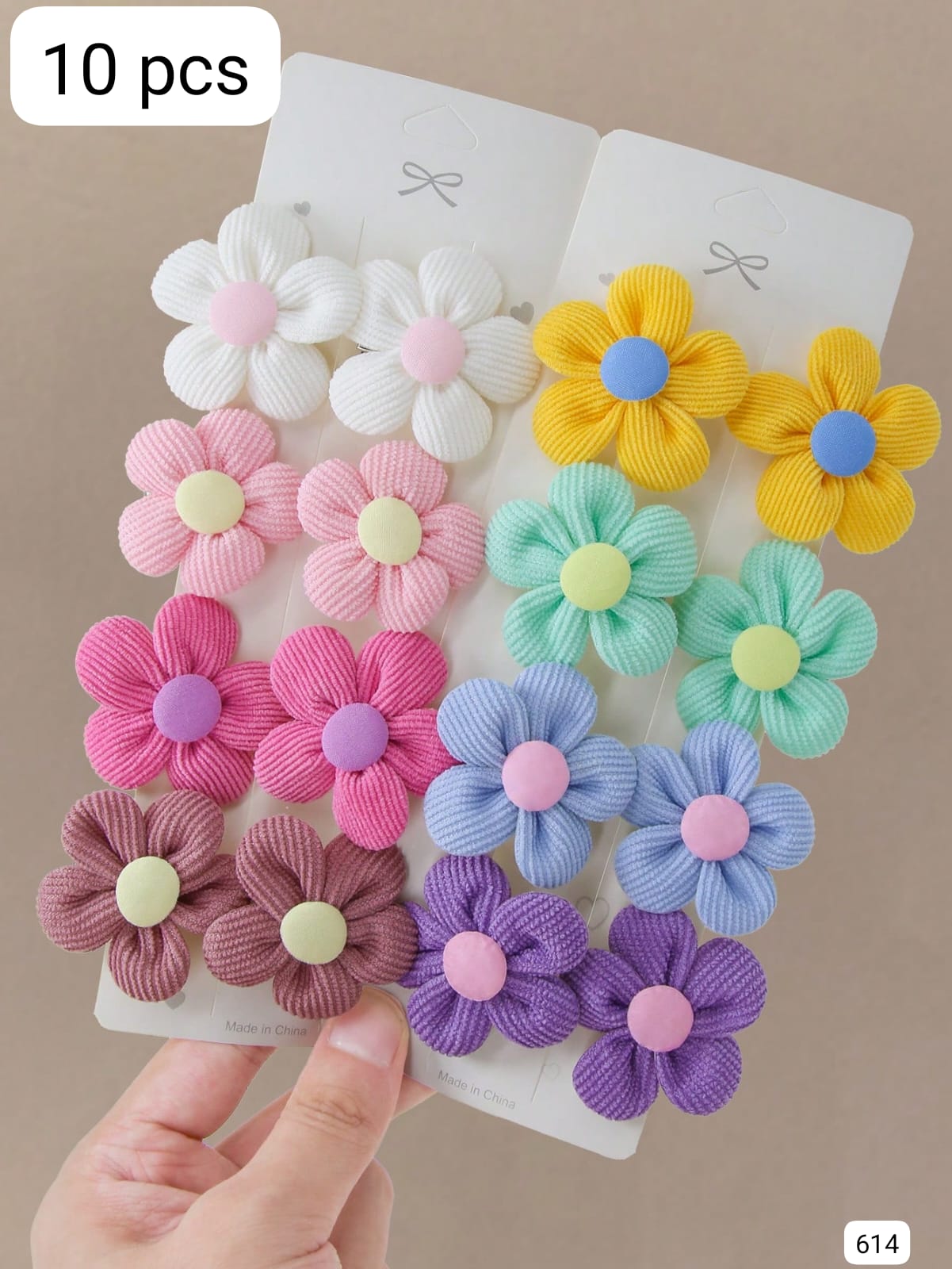10 PIEZAS DE GANCHOS DE COLORES