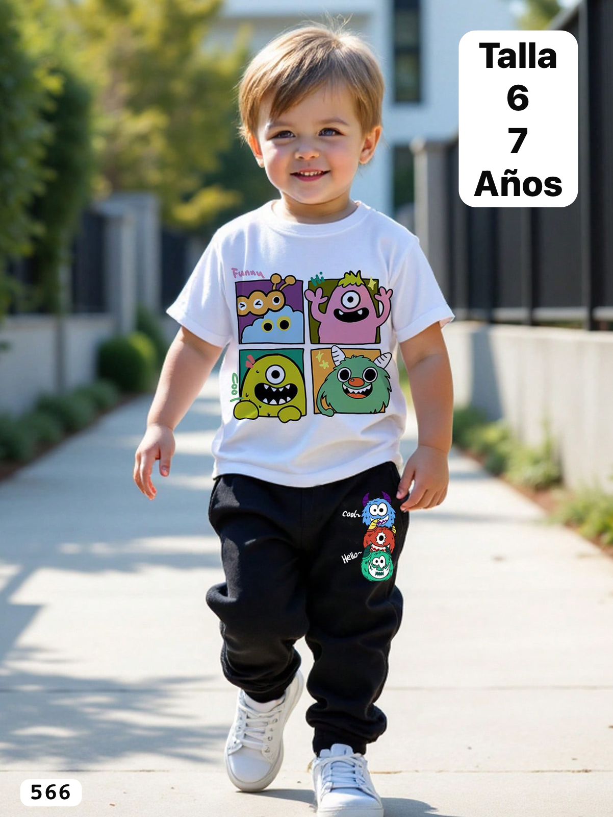 CONJUNTO DE MONSTRUO DE NIÑO