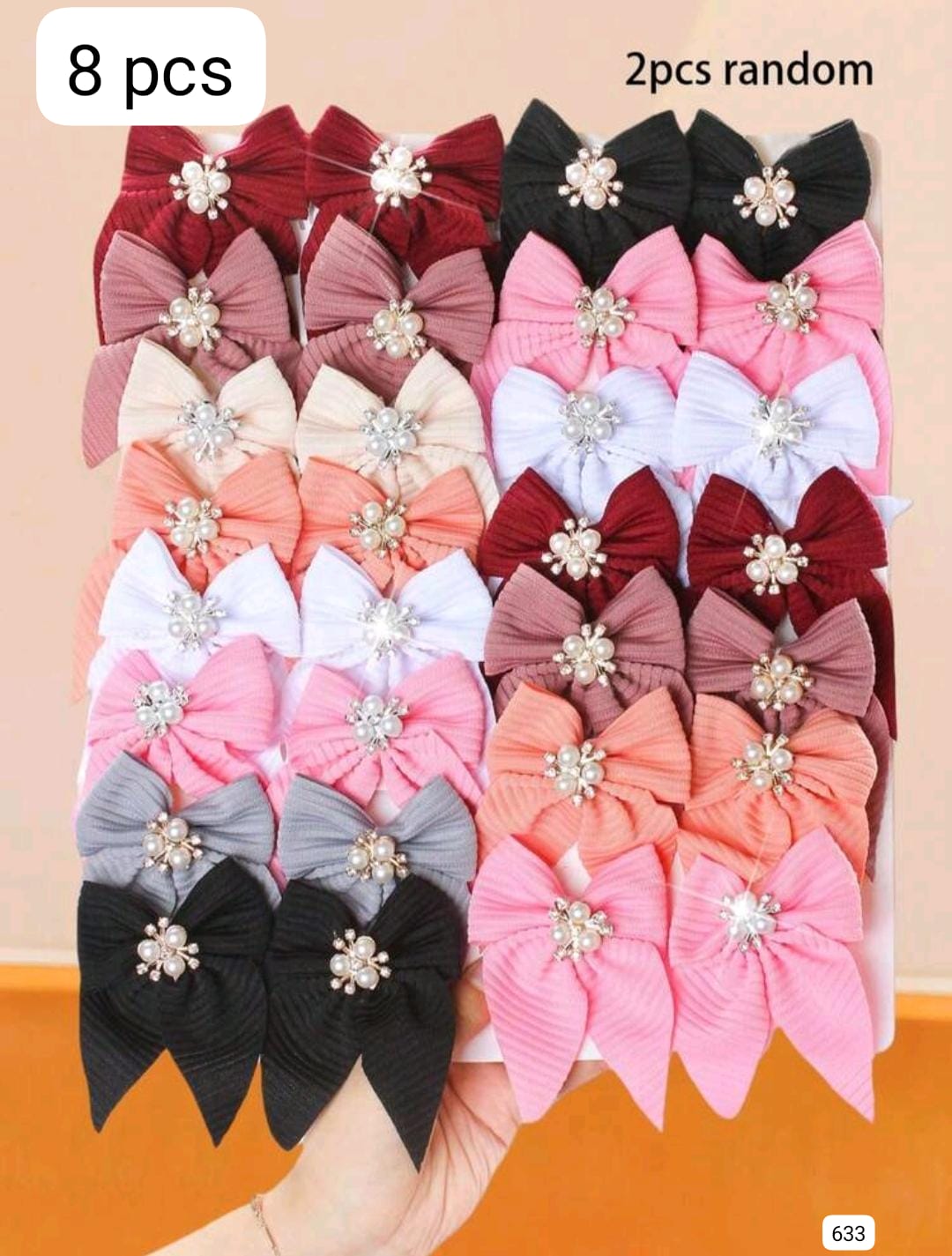SET DE 8 PIEZAS DE GANCHITOS DE PELO