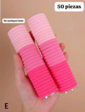 SET DE 50 PIEZAS DE COLAS TONOS ROSAS
