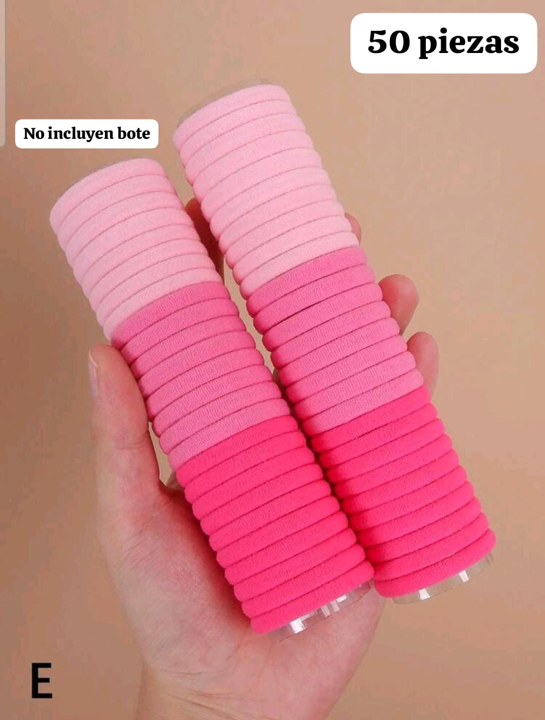 SET DE 50 PIEZAS DE COLAS TONOS ROSAS