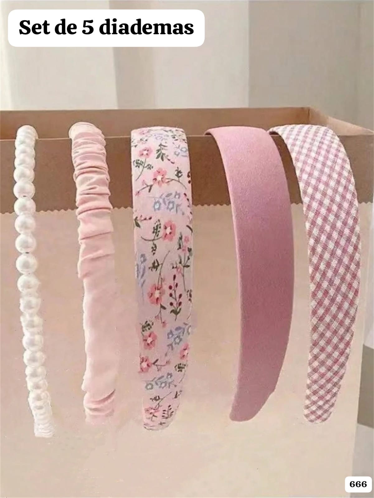 5 PIEZAS DE DIADEMAS