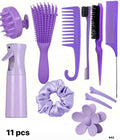 SET  MORADO PARA PEINADOS