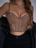 CROP TOP TRANSPARENTE DE MUJER