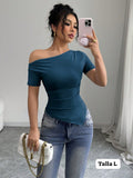 BLUSA DE MUJER MANGA CAIDA