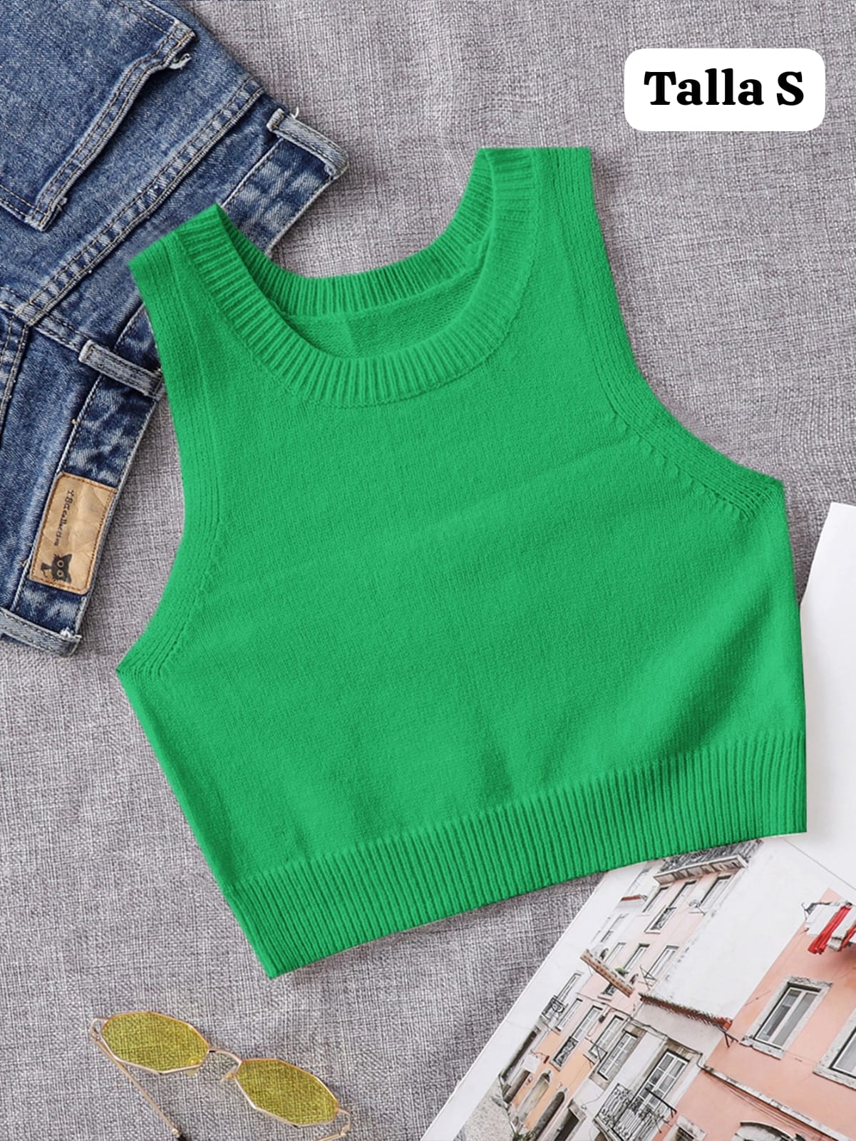 BLUSA VERDE DE MUJER