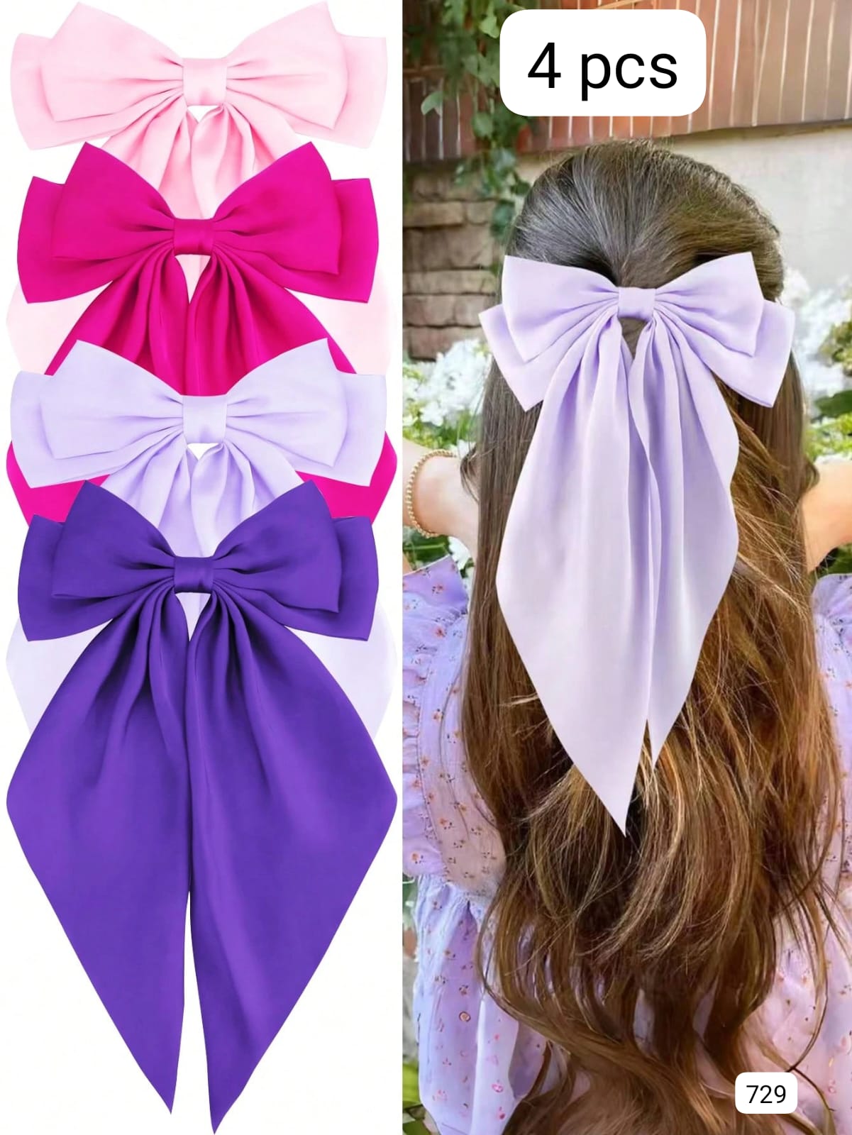 4 PIEZAS DE GANCHOS DE CABELLO
