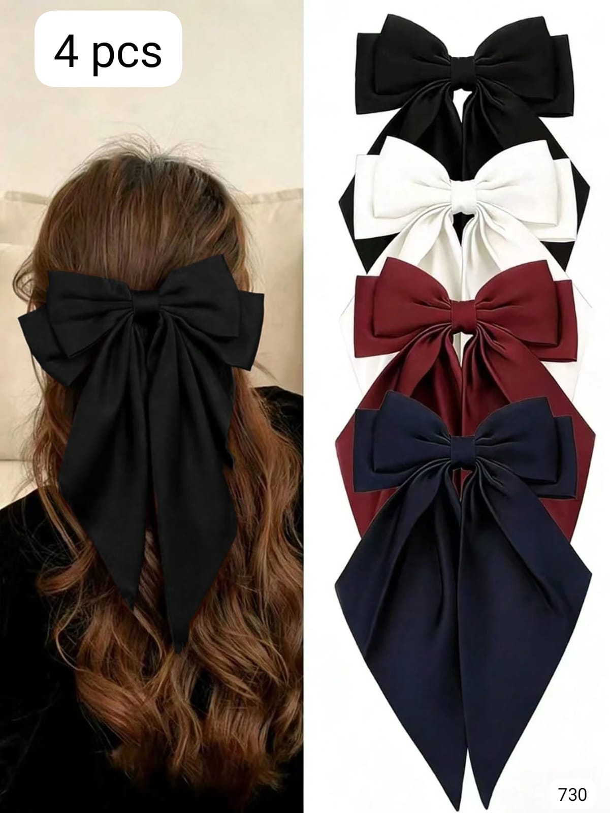 4 PIEZAS DE GANCHOS DE CABELLO