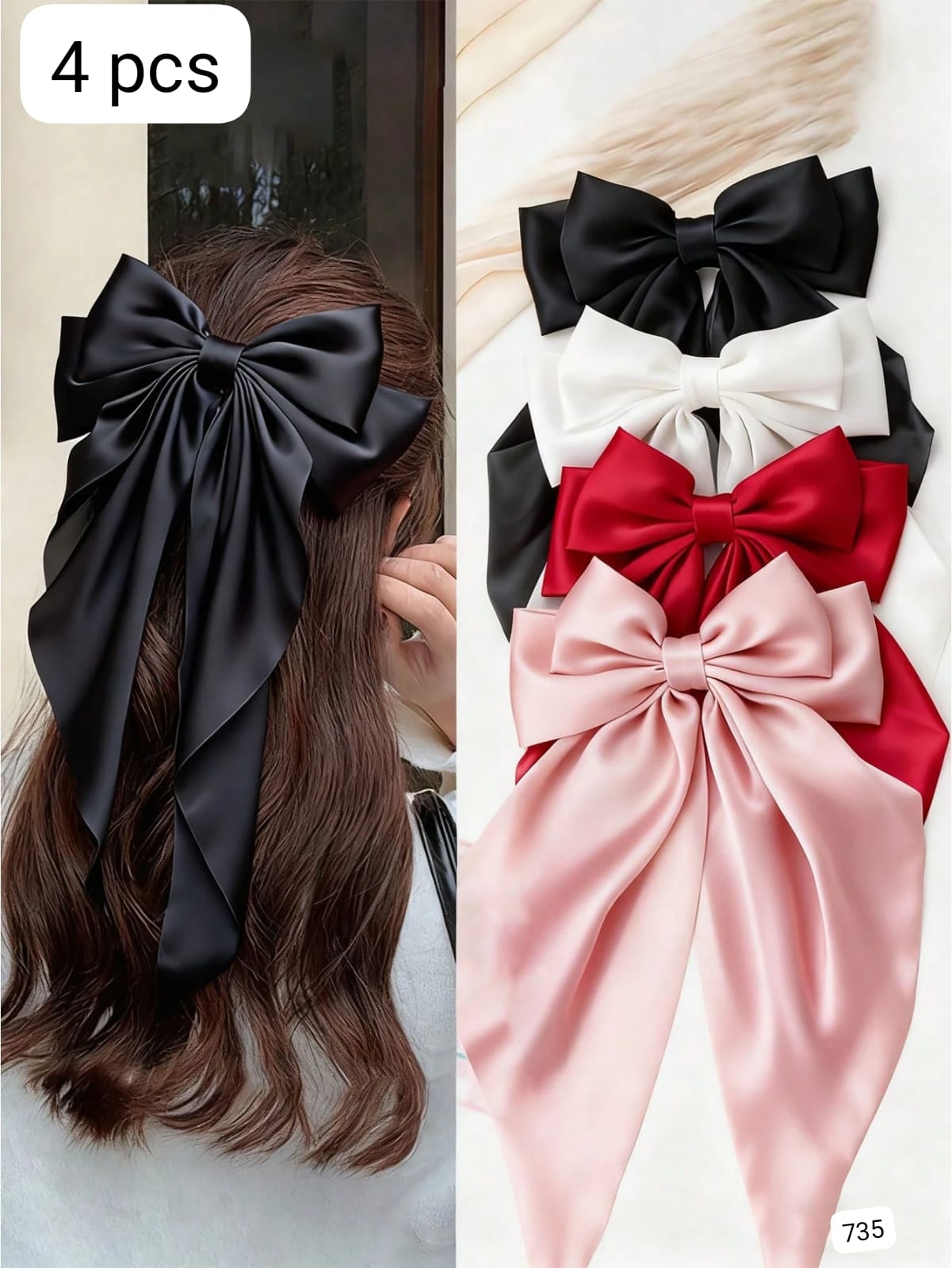 4 PIEZAS DE GANCHOS DE CABELLO