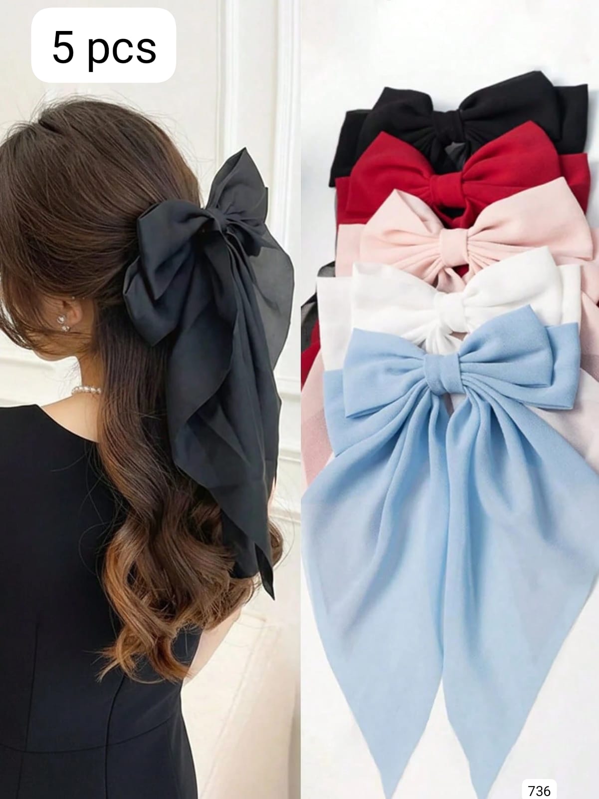 5 PIEZAS DE GANCHOS DE CABELLO