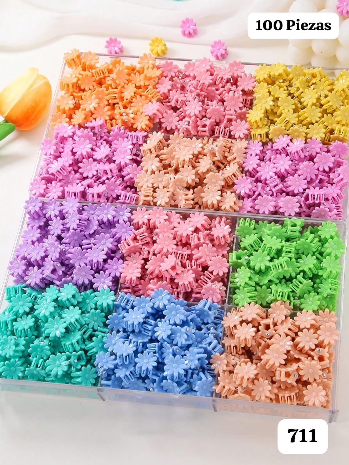 100 PIEZAS DE MINIGANCHITOS
