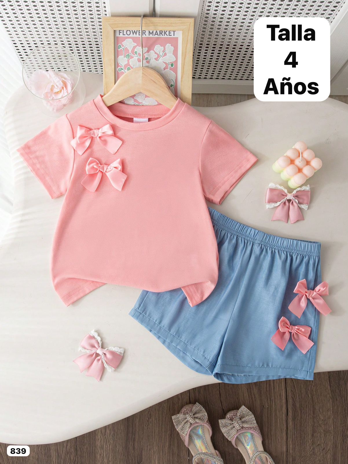 CONJUNTO DE SHORT CON CHONGO