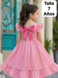 VESTIDO ROSADO DE NIÑA