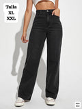PANTALON NEGRO ANCHO DE MUJER
