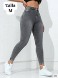 PANTALON SKINNY GRIS DE MUJER