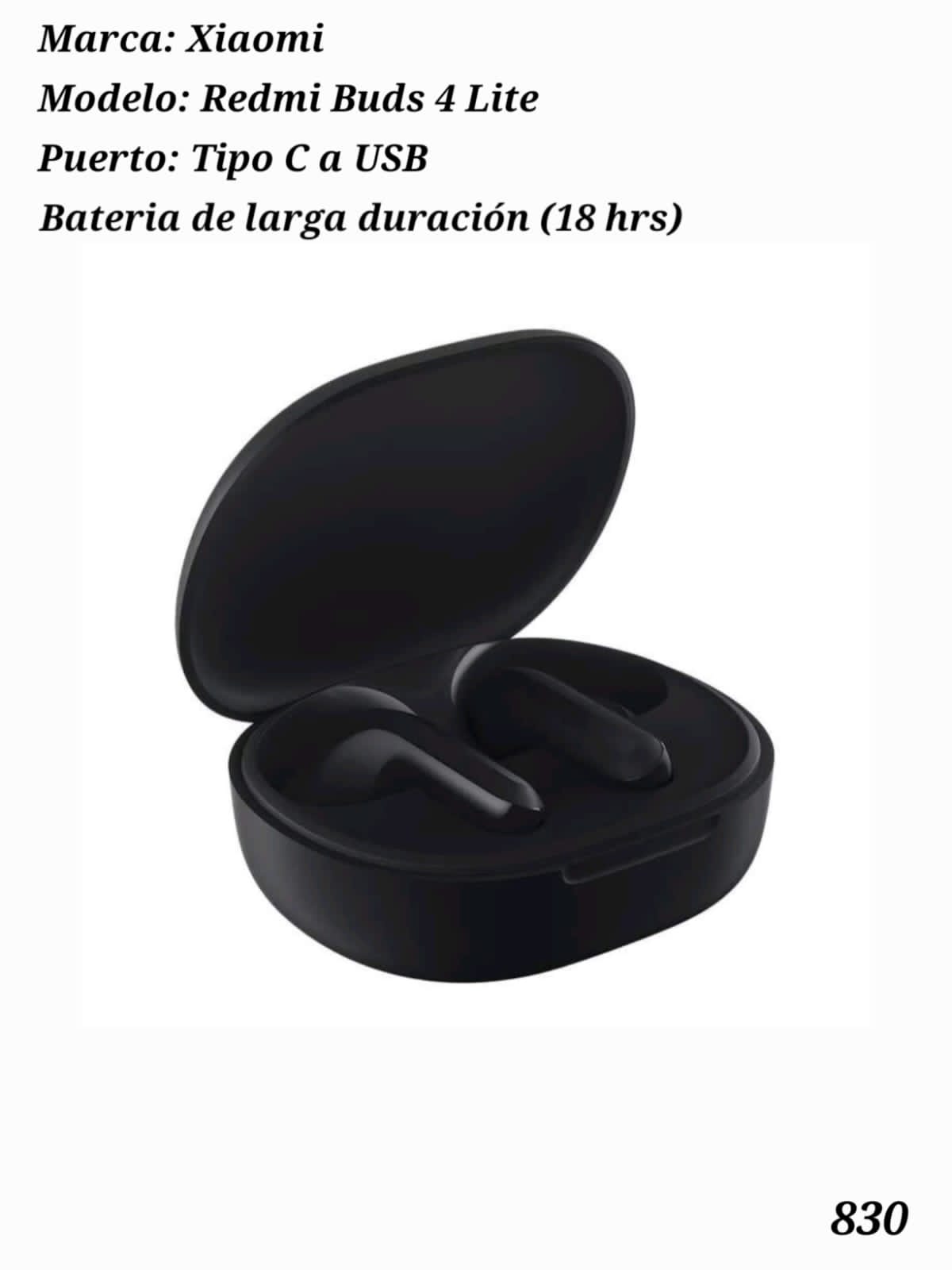 AURICULARES XIAOMI REDMI BUDS 4 LITE