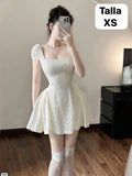 VESTIDO BLANCO DE MUJER