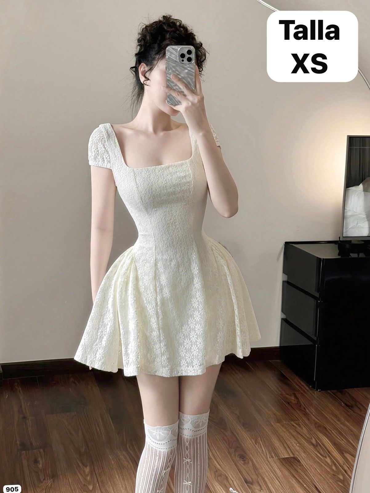 VESTIDO BLANCO DE MUJER