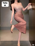 VESTIDO PEGADO DE MUJER
