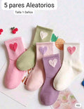 SET 4 PARES DE CALCETAS ALTAS