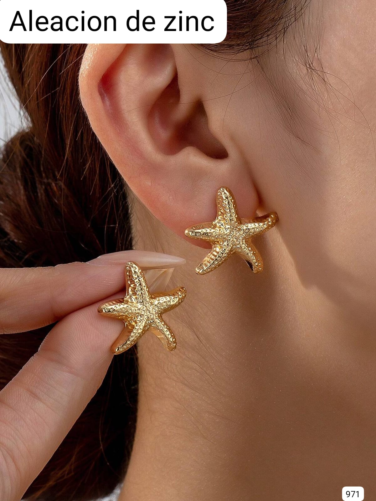 PAR DE ARETES DE ESTRELLAS DE MAR