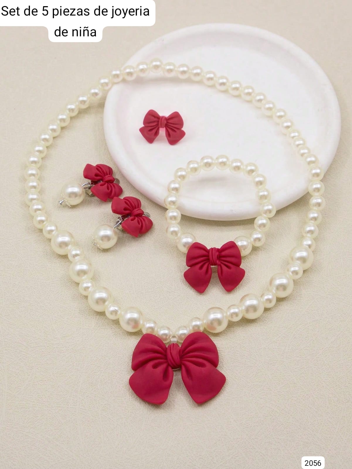 5 PÍEZAS DE JUEGO DE ACCESORIOS DE NIÑA