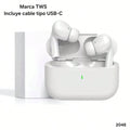 AURICULARES INALÁMBRICOS BLANCOS TWS