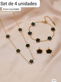 JUEGO DE COLLAR + PULSERA + ARITOS