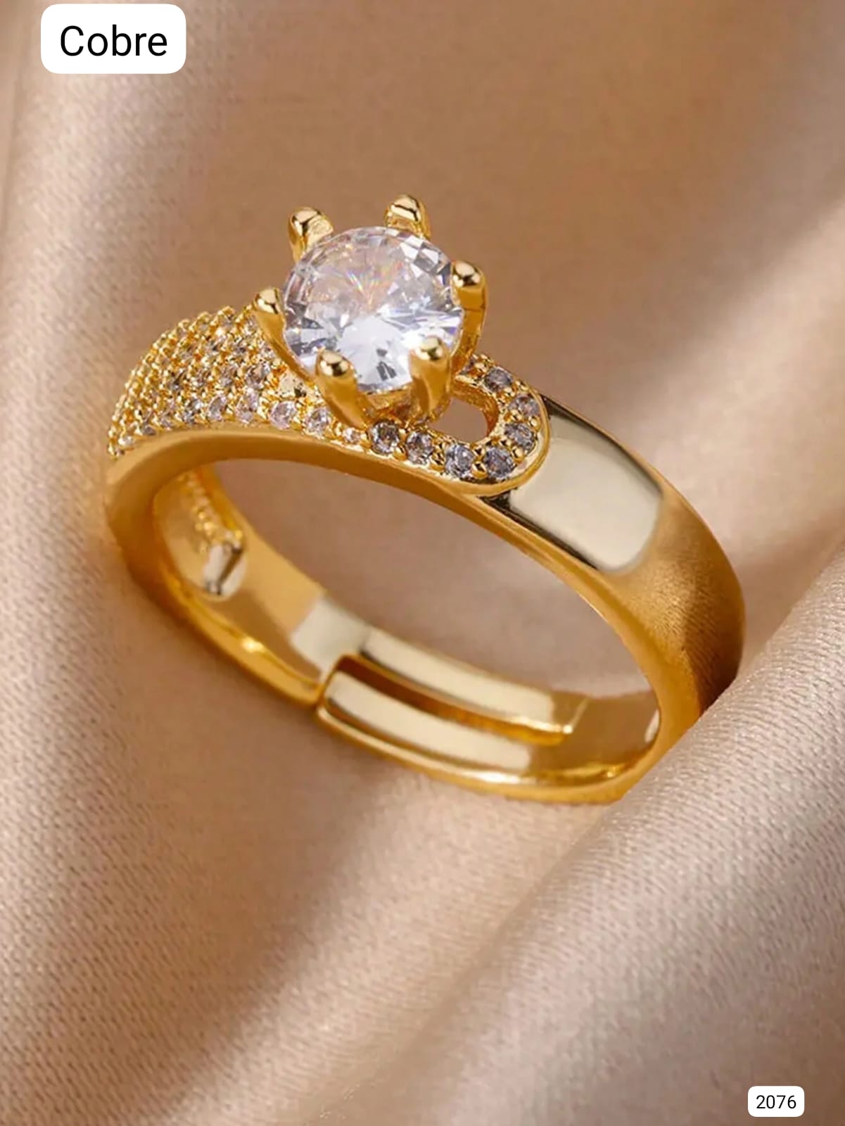 ANILLO AJUSTABLE CON DIAMANTE